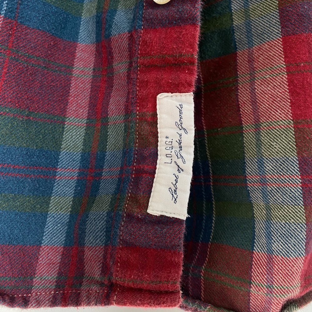 H&M Flannel Button Down Medium Regular Fit - Exce… - image 3